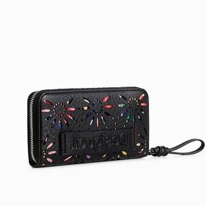 DESIGUAL full zip wallet with wristlet NWOT